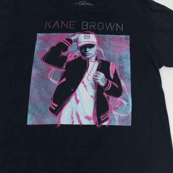 Kane Brown Concert Size XL Blue Live Forever Tour Short Sleeve Tshirt - Picture 8 of 12